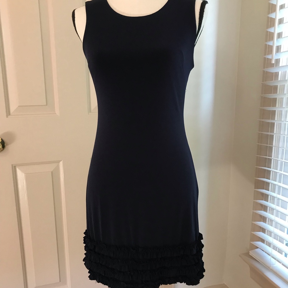 Sweet Storm navy blue cocktail dress - Picture 3 of 7